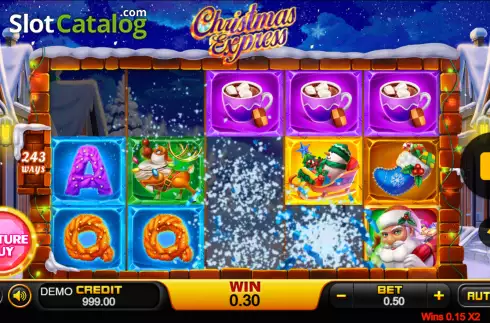 Скрин3. Feature Buy Christmas Express слот