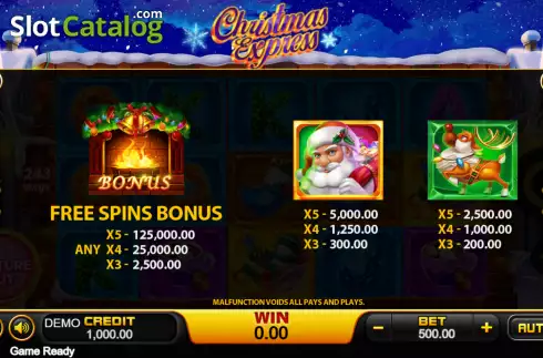 Скрин6. Feature Buy Christmas Express слот
