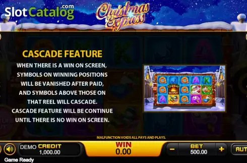 Скрин7. Feature Buy Christmas Express слот