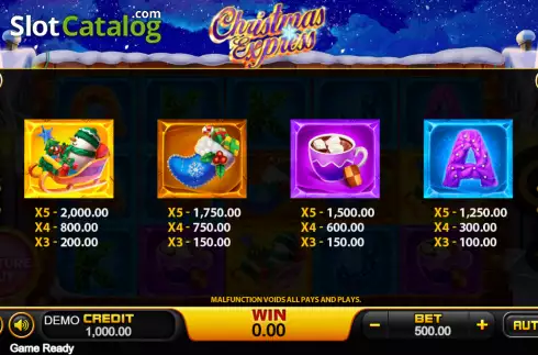 Скрин8. Feature Buy Christmas Express слот
