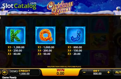 Скрин9. Feature Buy Christmas Express слот
