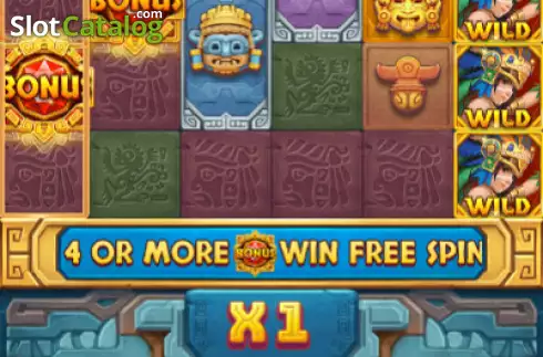 Скрин2. Treasures of Aztec Z слот