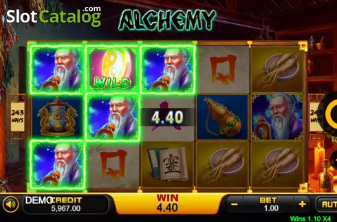 Скрин3. Alchemy (PlayStar) слот