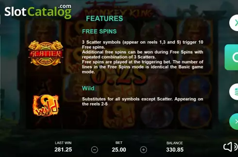Скрин7. Monkey King (Playbro) слот