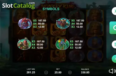 Скрин9. Monkey King (Playbro) слот
