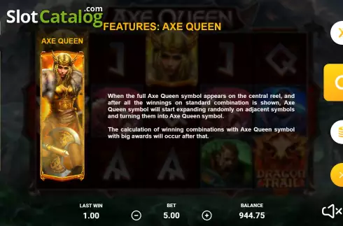 Скрин7. Axe Queen слот