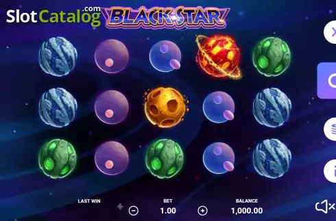 Скрин2. Black Star слот