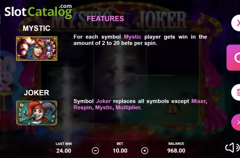 Скрин8. Mystic Joker (Playbro) слот