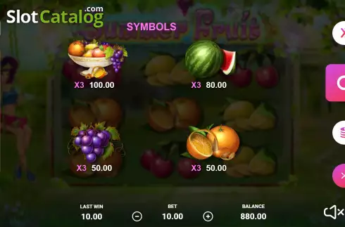 Скрин8. Summer Fruit слот