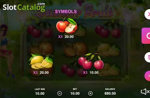 Скрин9. Summer Fruit слот