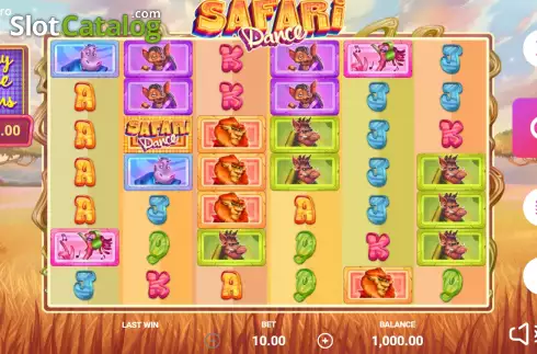 Скрин2. Safari Dance слот