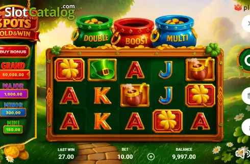 Скрин2. Leprecoin's 3 Pots: Hold & Win слот
