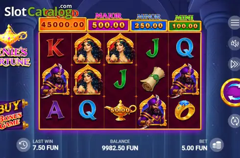 Скрин2. Genie's Fortune (Playbro) слот