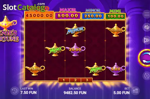 Скрин3. Genie's Fortune (Playbro) слот