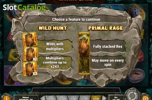 Скрин4. Raging Rex слот
