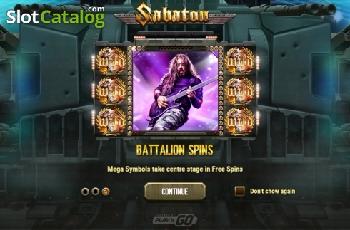 Скрин4. Sabaton слот