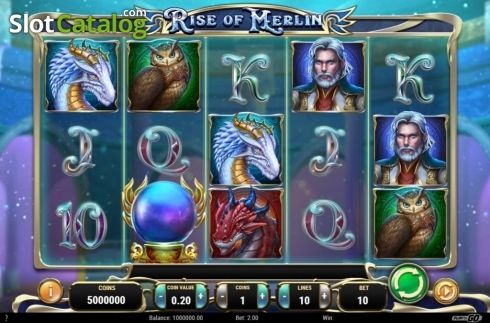 Скрин3. Rise of Merlin слот