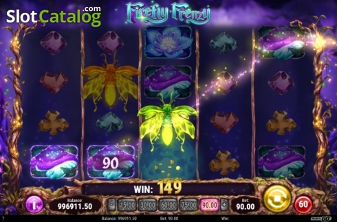 Скрин4. Firefly Frenzy слот