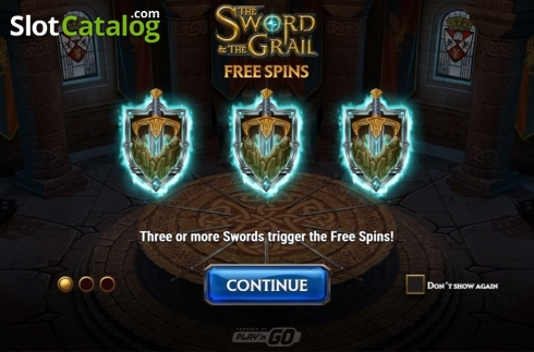 Скрин2. The Sword and The Grail слот