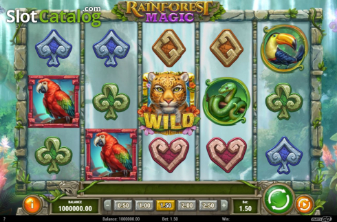 Скрин3. Rainforest Magic слот