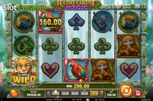 Скрин5. Rainforest Magic слот