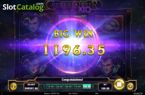 Скрин4. Chronos Joker слот
