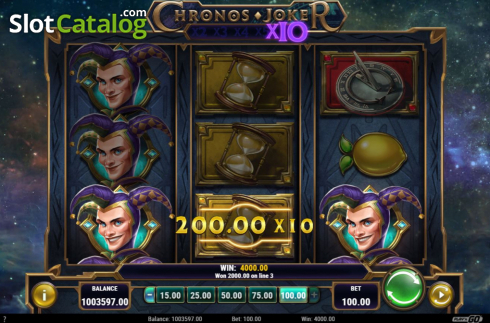 Скрин5. Chronos Joker слот