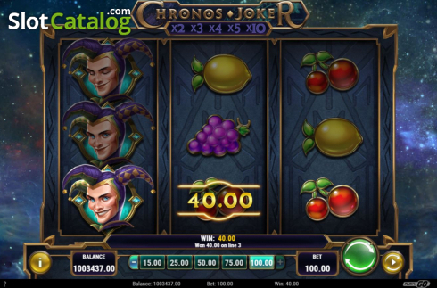Скрин7. Chronos Joker слот