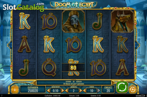 Скрин4. Doom of Egypt слот