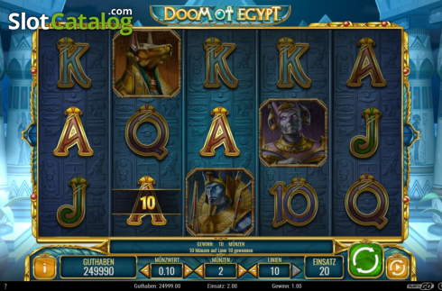 Скрин5. Doom of Egypt слот