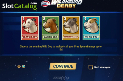 Скрин2. Wildhound Derby слот