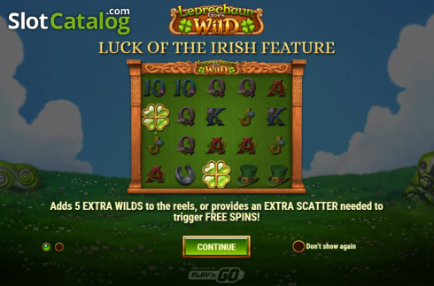 Скрин2. Leprechaun Goes Wild слот