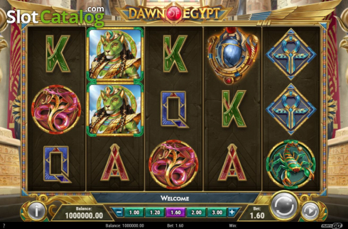 Скрин3. Dawn of Egypt слот