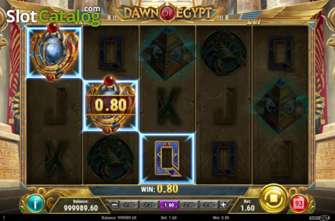Скрин4. Dawn of Egypt слот
