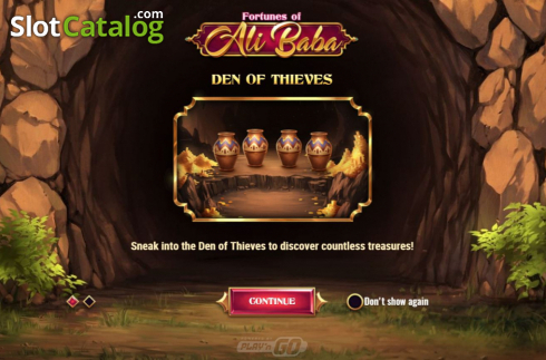 Скрин2. Fortunes of Alibaba слот