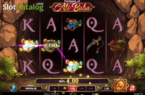 Скрин5. Fortunes of Alibaba слот