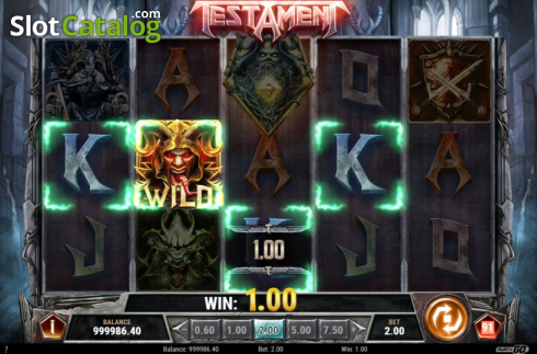 Скрин5. Testament слот