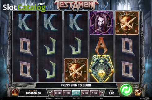 Скрин3. Testament слот