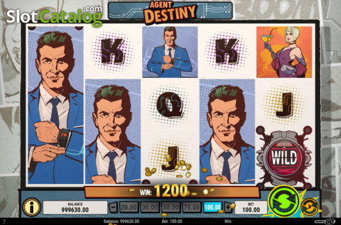 Скрин3. Agent Destiny слот