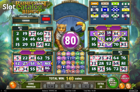 Скрин4. Rainforest Magic Bingo слот