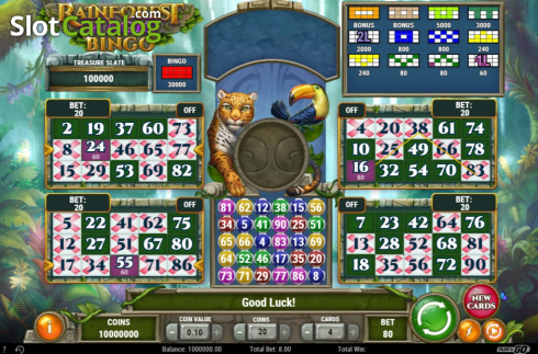 Скрин5. Rainforest Magic Bingo слот
