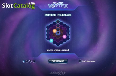 Скрин2. Diamond Vortex слот