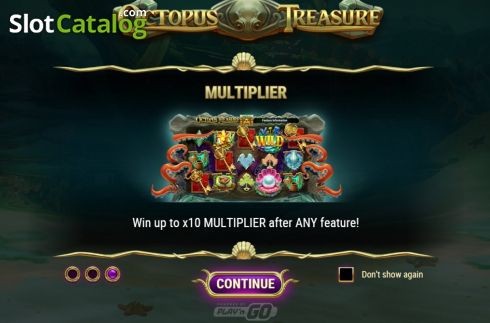 Скрин2. Octopus Treasure слот