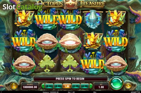 Скрин3. Octopus Treasure слот