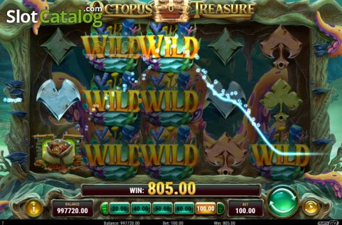 Скрин6. Octopus Treasure слот