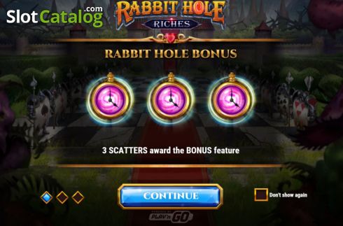 Скрин2. Rabbit Hole Riches слот