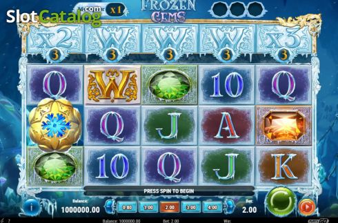 Скрин3. Frozen Gems слот