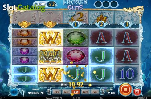 Скрин5. Frozen Gems слот