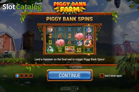 Скрин2. Piggy Bank Farm слот