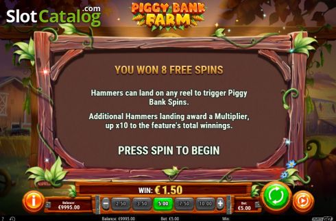 Скрин4. Piggy Bank Farm слот